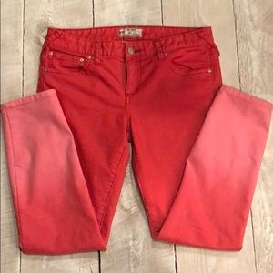 Free People ombré skinny jean. Size 29. Like New!